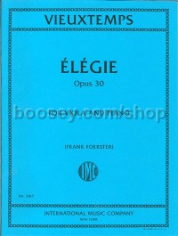 Elegie Op.30 (Viola & Piano - Score & Part)