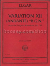 Variation XII (Andante) B.G.N. (Score & Parts)