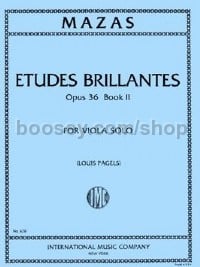 Etudes Brillantes Book 2 (Viola)