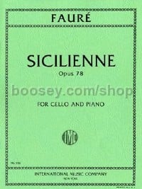 Sicilienne Op78 (Cello & Piano)