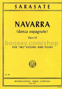 Navarra (2 Violins & Piano)