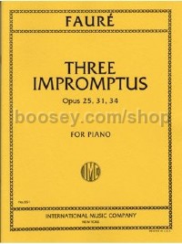 Three Impromptus (Piano)