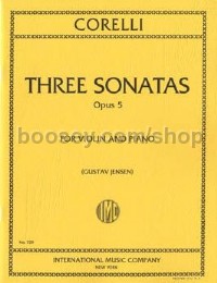 Three Selected Sonatas Op.5 (Violin & Piano)