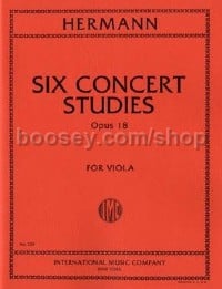 Six Concert Studies (Viola)
