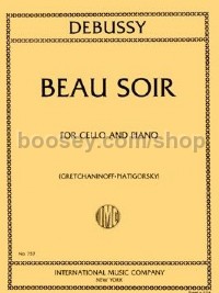 Beau Soir (Cello & Piano)