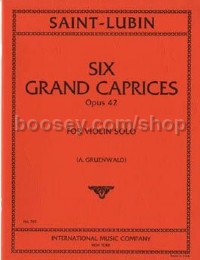 Six Grand Caprices (Violin)