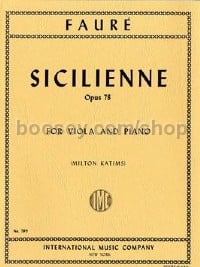 Sicilienne (Viola & Piano)