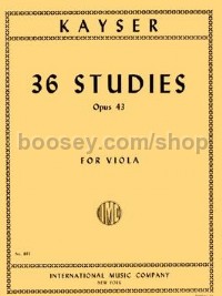 36 Studien Op43  (Viola)