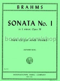 Sonata No.1 Emin Op38 (Cello & Piano)