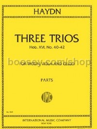 Three Trios Op53  (Violin, Viola & Cello)