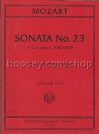Sonata No.23 D major K306/300L (Score & Part)