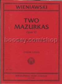 Two Mazurkas op. 12 (Score & Part)