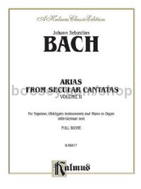 Arias From Secular Cantatas, Volume II