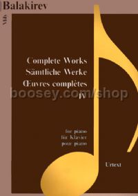 Complete Works IV - piano solo