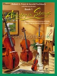 Artistry in Strings, Book 1 - piano accompaniment