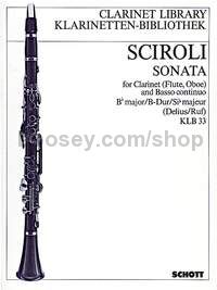 Sonata in Bb major - clarinet (flute, oboe) & basso continuo