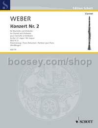 Clarinet Concerto No. 2 Eflat major WeV N.13 - clarinet & piano reduction