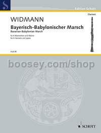 Bavarian-Babylonian March for 8 clarinets & piano (score & parts)