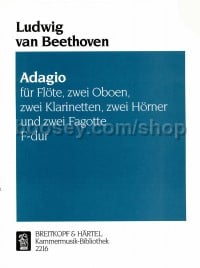 Adagio in F major - wind nonet