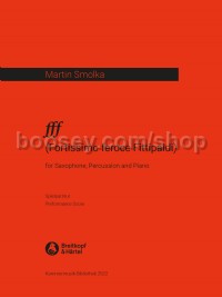 fff (Fortissimo feroce Fittipaldi) - baritone saxophone, percussion, piano