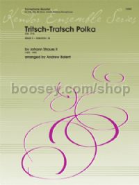 Tritsch Tratsch Polka - Saxophone Quartet (Score & Parts)