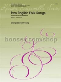 Two English Folk Songs - Saxophone Quartet (Score & Parts)