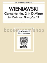 Concerto for Violin in Dmin No2 Violin & Piano