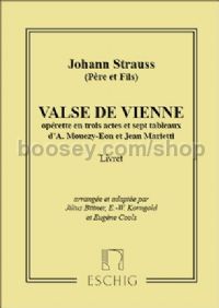 Valses de Vienne (libretto)