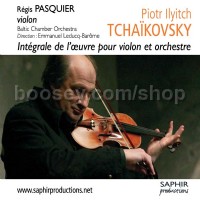 Works for Violin & Orchestra (Saphir Productions Audio CD)