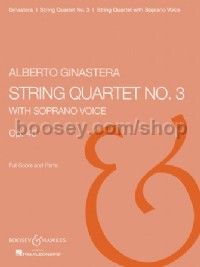 String Quartet No.3 (Full Score & Parts)