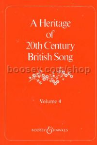 Heritage of 20th Century British Song: Vol 4 (Voice & Piano)