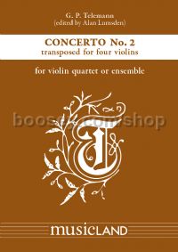 Concerto No2 C Trans 4 Cellos Cello 4 