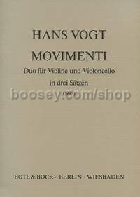 Movimenti (1985) (Violin, Cello (2 playing scores))