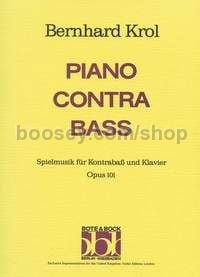Piano contra Bass, Op. 101 (Double Bass & Piano)