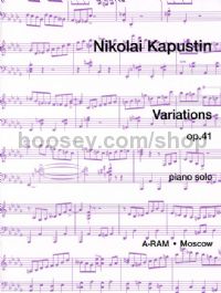 Variations Op. 41 Piano
