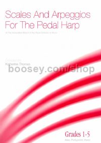 ABRSM Scales & Arpeggios for pedal harp (Grades 1-5)
