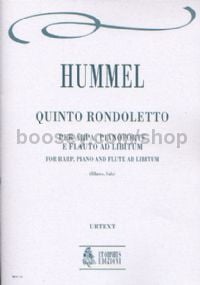 Rondoletto No. 5 for Harp, Piano & Flute ad lib. (score & parts)