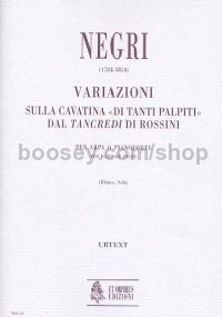 Variations on the Cavatina “Di tanti palpiti” from Rossini’s “Tancredi” for Harp (Piano)