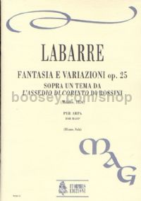 Fantasia & Variations on a Theme from Rossini’s “L’Assedio di Corinto” Op. 25 for Harp