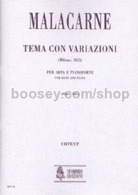 Theme & Variations (Milano 1823) for Harp & Piano (score & parts)