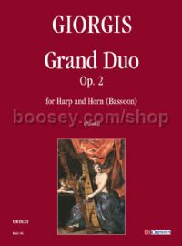 Grand Duo Op. 2 for Harp & Horn (Bassoon) (score & parts)