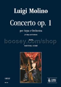 Concerto Op. 1 for Harp & Orchestra (score)