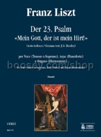 Der 23. Psalm - “Mein Gott, der ist mein Hirt!” for Voice (Tenor or Soprano), Harp (Piano) & Organ