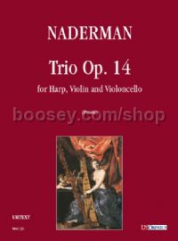 Trio Op. 14 for Harp, Violin & Cello (score & parts)