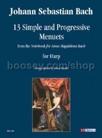13 Simple and Progressive Menuets (harp)