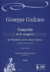 Concerto in Bb Major for Mandolin, Strings & Continuo (Piano Reduction)