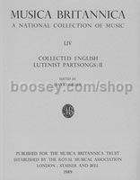 Collected English Lutenist Partsongs Ii