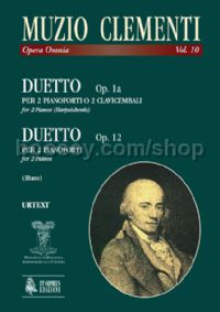 Duet Op. 1a for 2 Pianos or 2 Harpsichords. Duetto Op. 12 for 2 Pianos (score & parts)