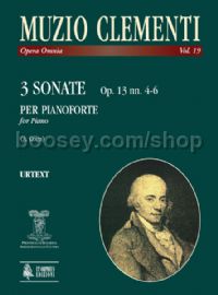 3 Sonatas Op. 13 Nos. 4-6 for Piano
