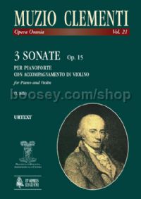 3 Sonatas Op. 15 for Piano & Violin (score & parts)